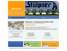 Tablet Screenshot of busbetrieb-stuelpner.de